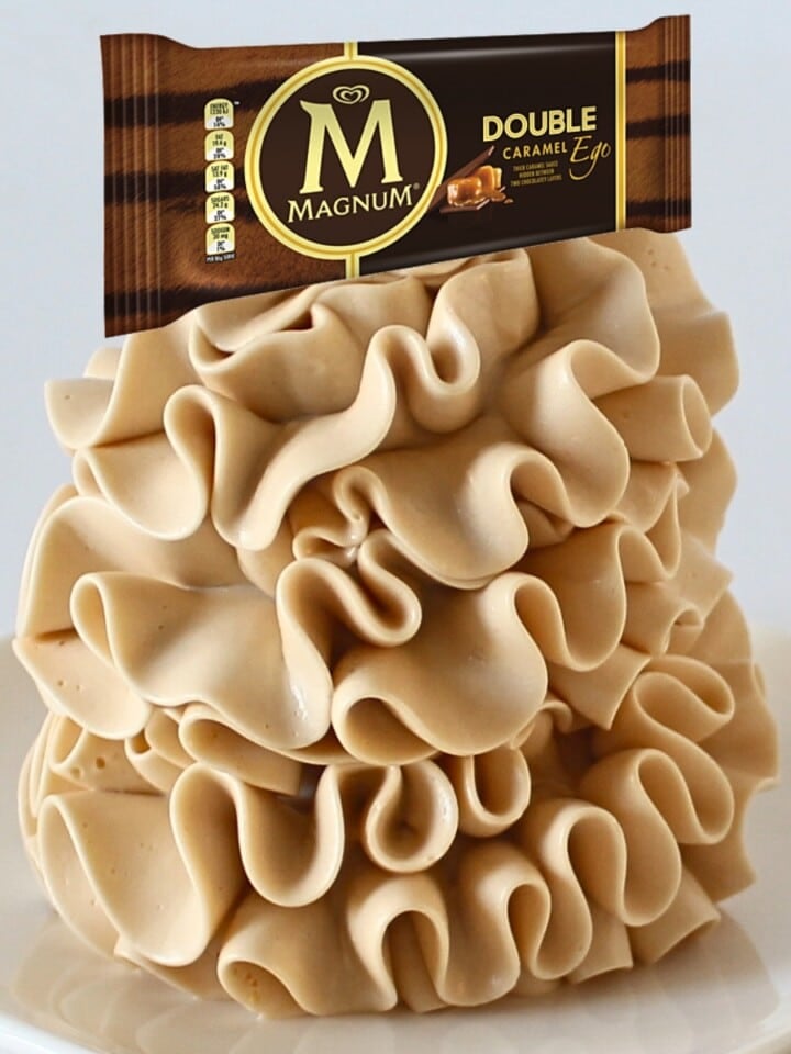Magnum Ice Cream Buttercream Cupcake Savvy (1)