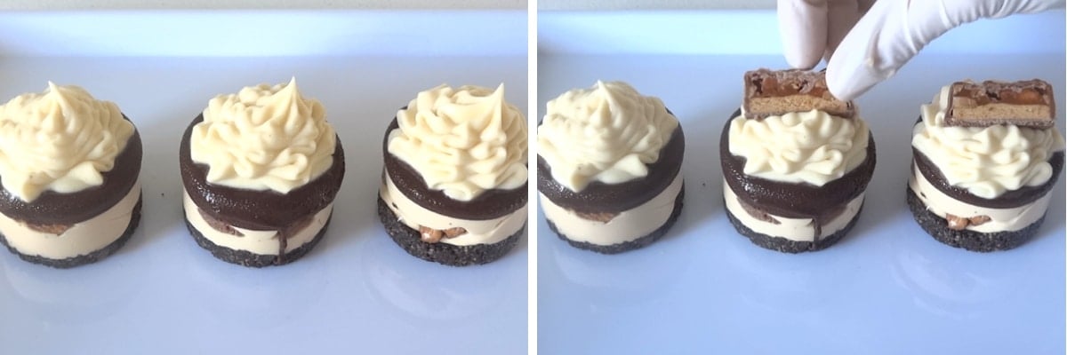 Mini Snickers Cheesecakes Cupcake Savvy (18)