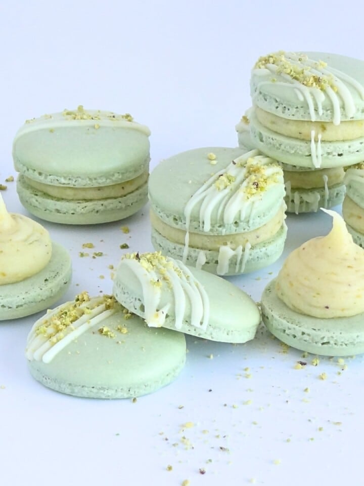 Pistachio French Macarons Cupcake Savvy
