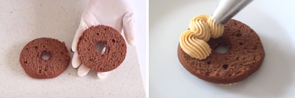 Nutella Donuts with Dulce de leche Buttercream Cupcake Savvy (3)