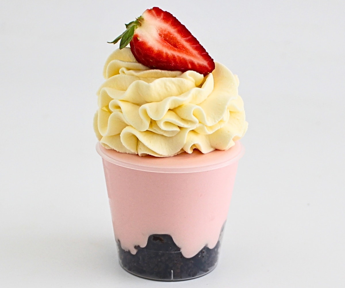 Strawberry Jello Cheesecake Dessert Cups Cupcake Savvy