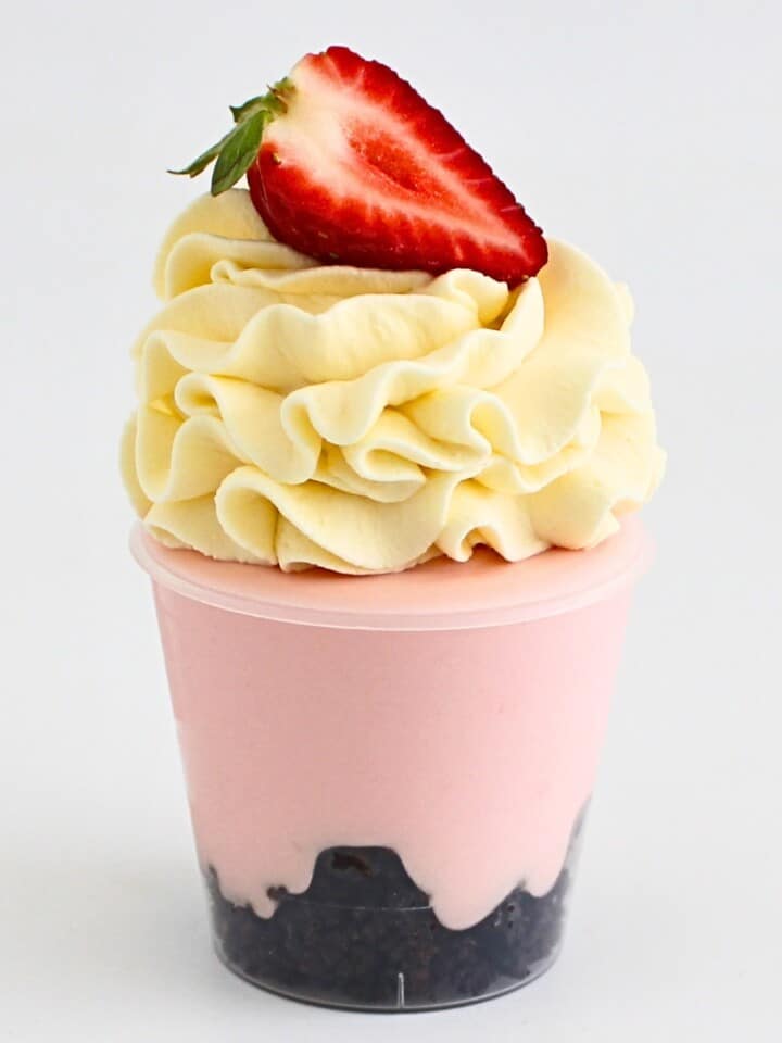 Strawberry Jello Dessert Cups Cupcake Savvy