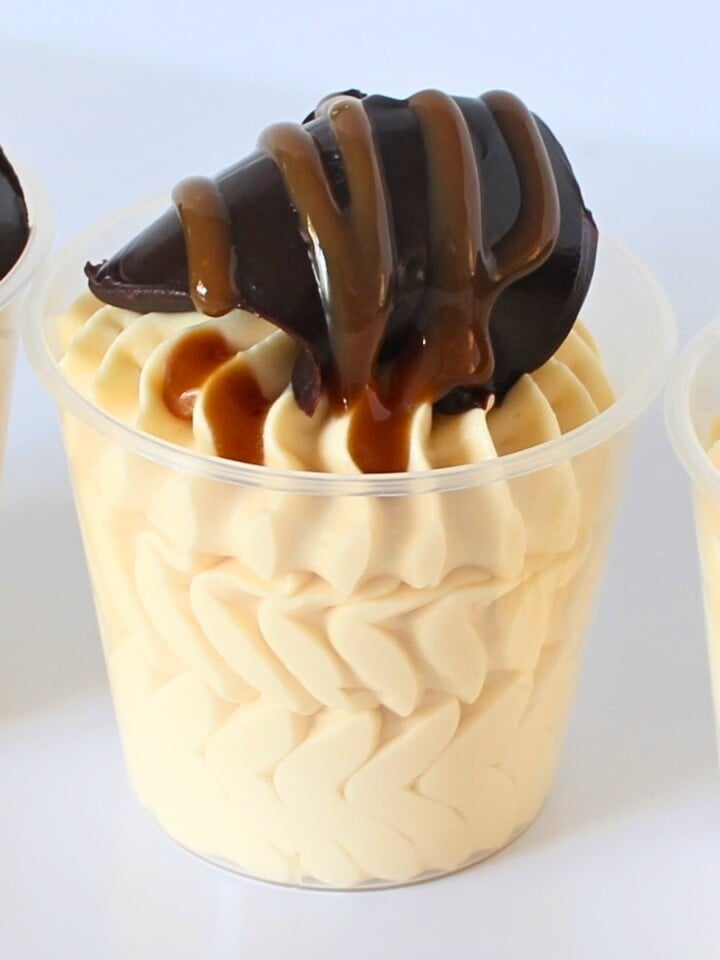 Caramel Chocolate Mousse Cupcake Savvy