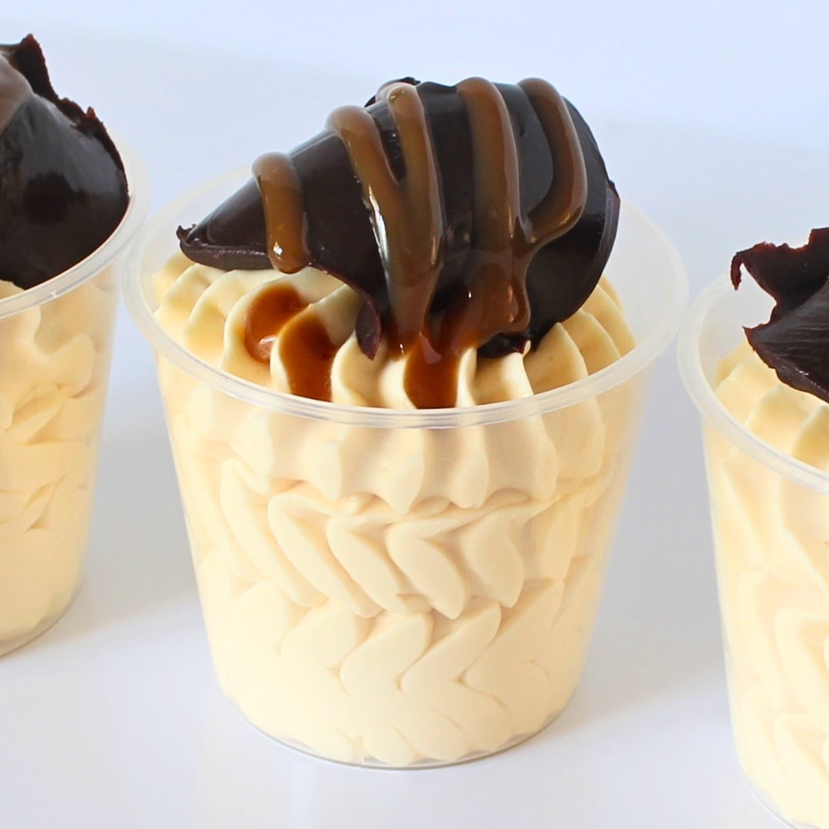 Caramel Chocolate Mousse Cupcake Savvy