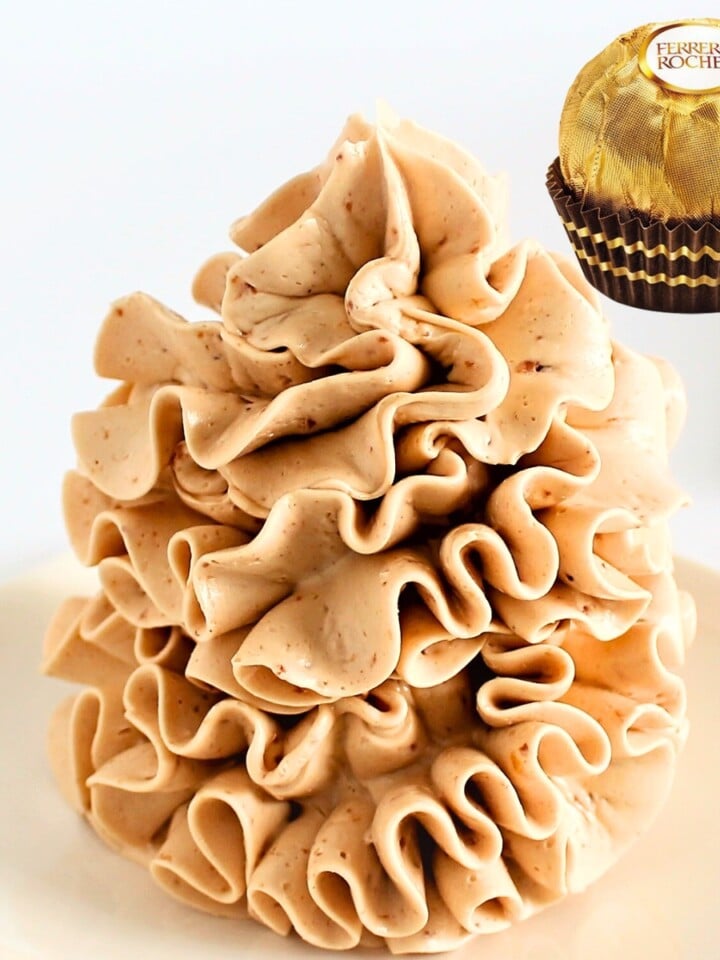 Ferrero Rocher Condensed Milk Buttercream Cupcake Savvy