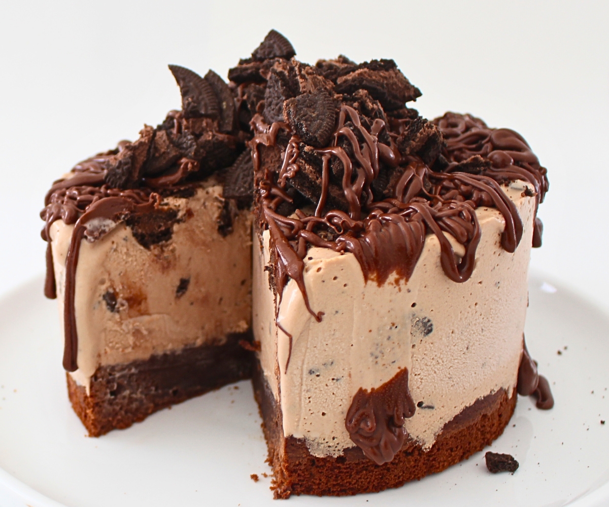 Nutella Brownie Ice Cream Cake Cupcake Savvy