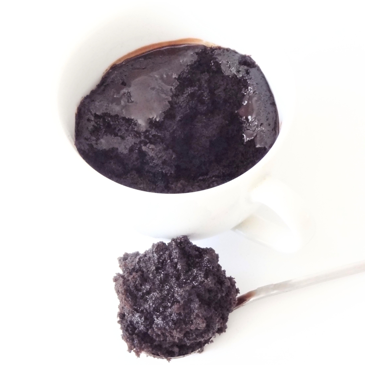 One Minute 2 Ingredient Mug Brownie Recipe Cupcake Savvy (1)