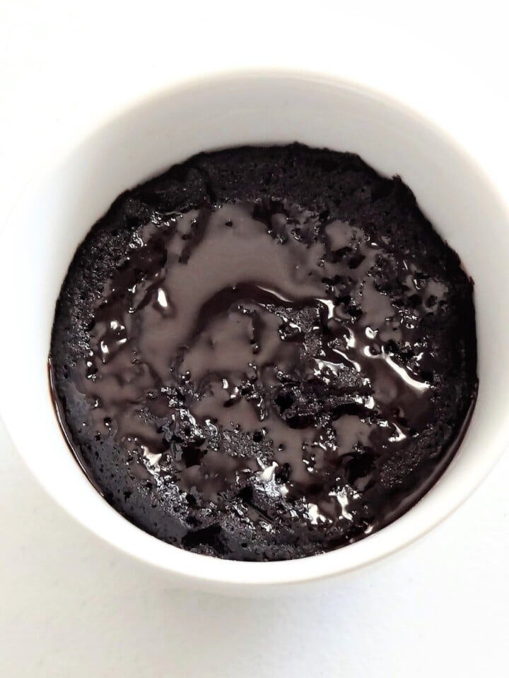 One Minute 2 Ingredient Mug Brownie Recipe Cupcake Savvy