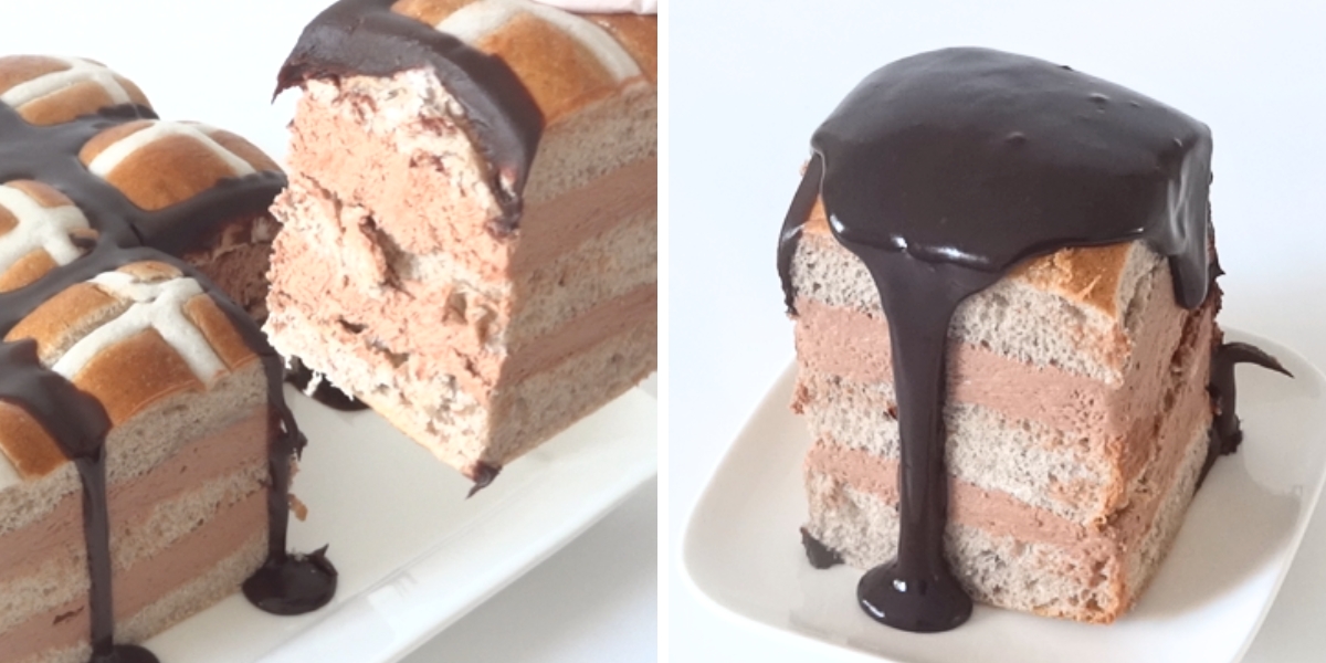 Hot Cross Bun Chocolate Cheesecake Serve Cupcake Savvy