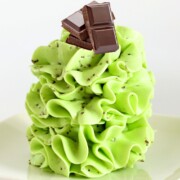 Mint Chocolate Chip Buttercream Cupcake Savvy