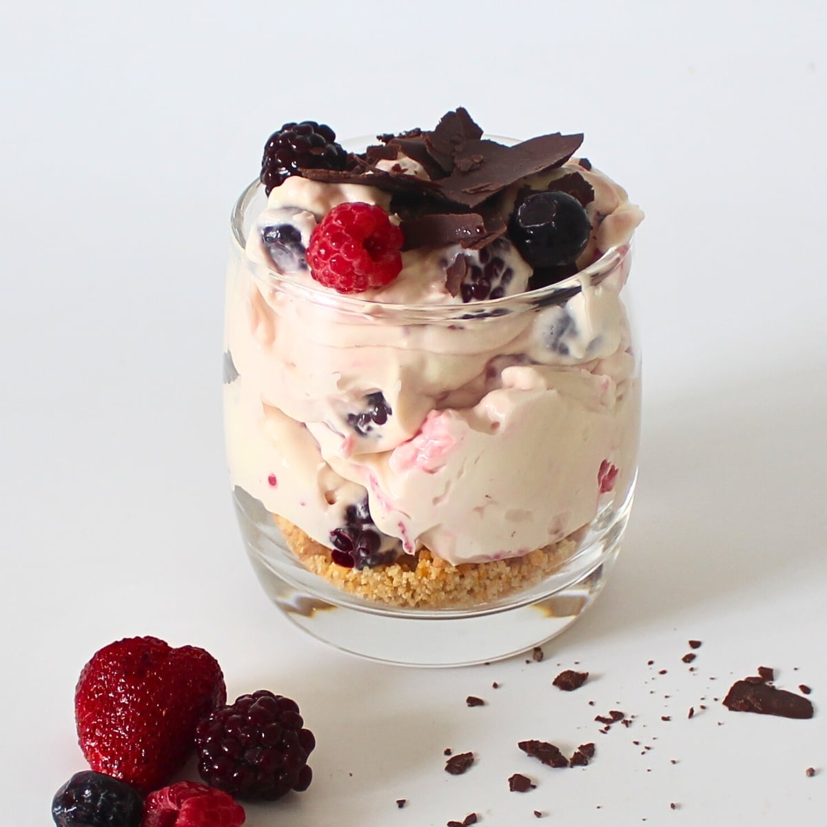 Mixed Berry Parfait Cupcake Savvy