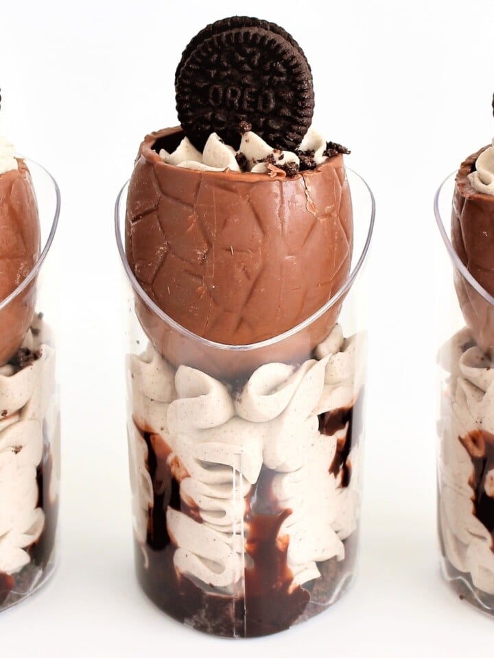 Oreo Mousse Easter Eggs Cupcake Savvy