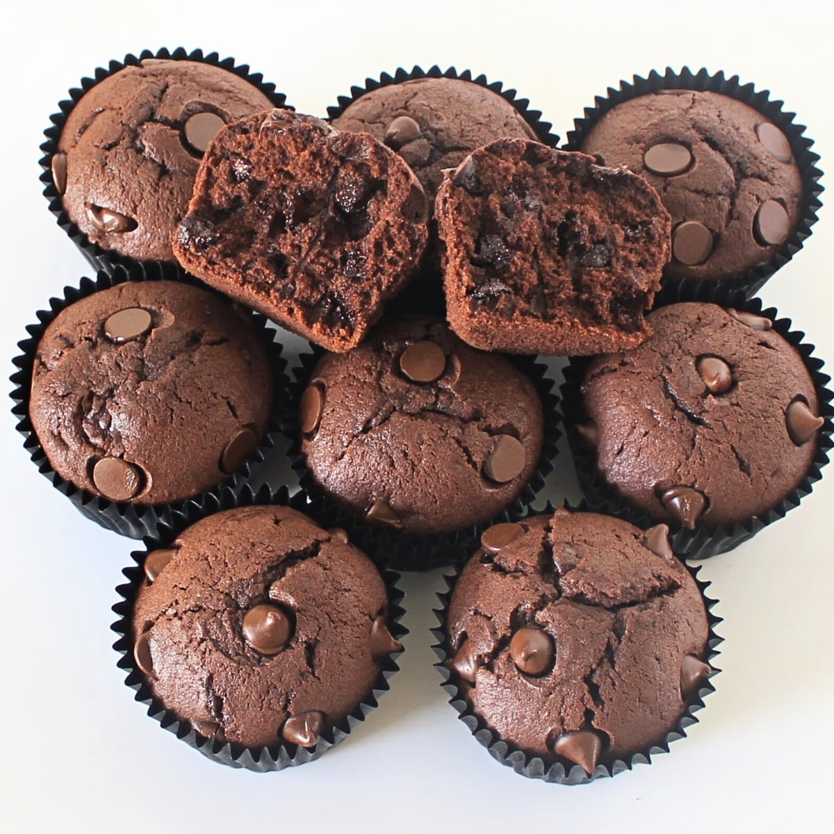 Double Chocolate Muffin Cupcakes Cupcake Savvy