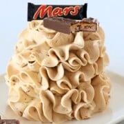 Mars Bar Buttercream Close up of silky texture