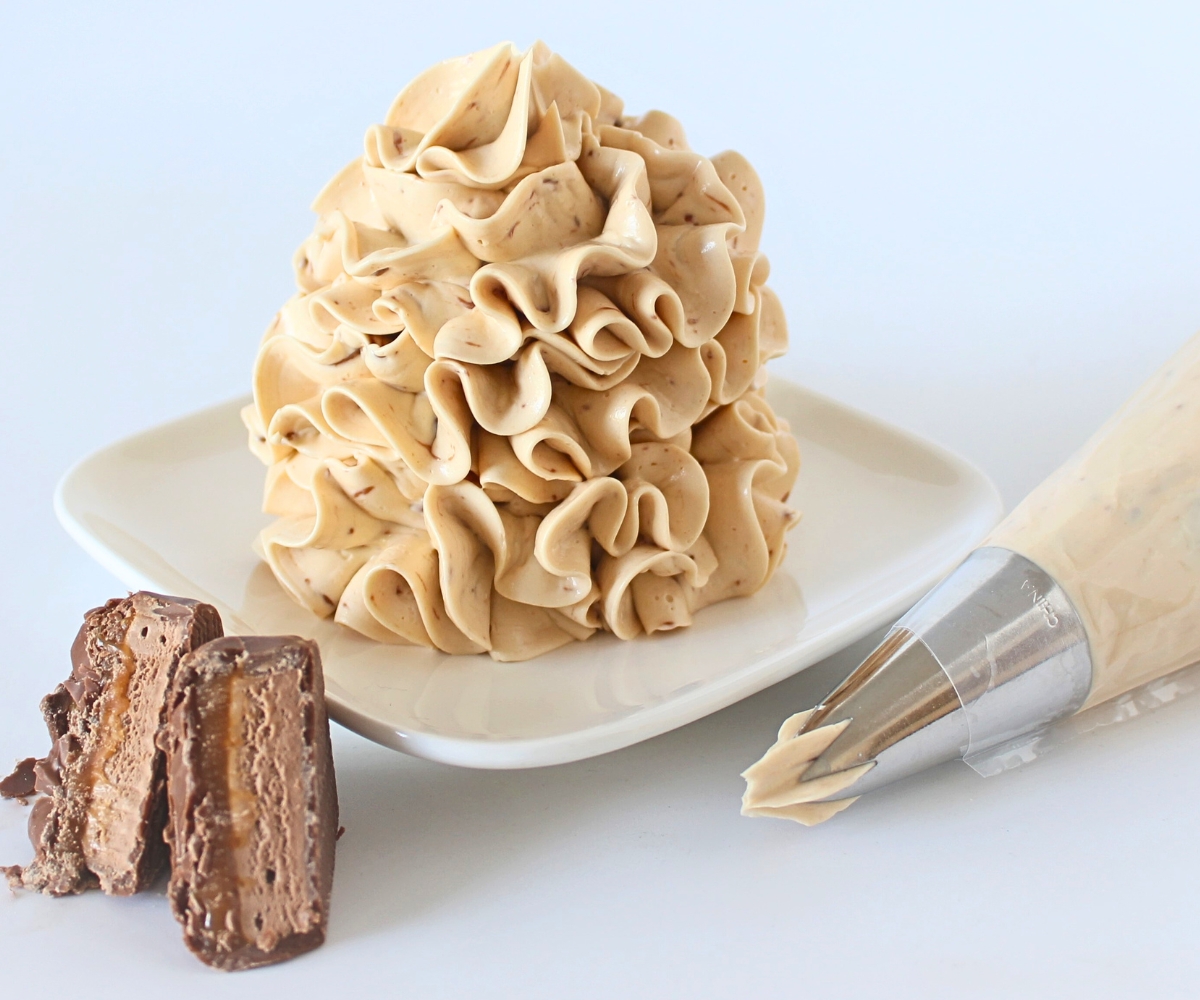 Mars Bar Buttercream Texture Cupcake Savvy