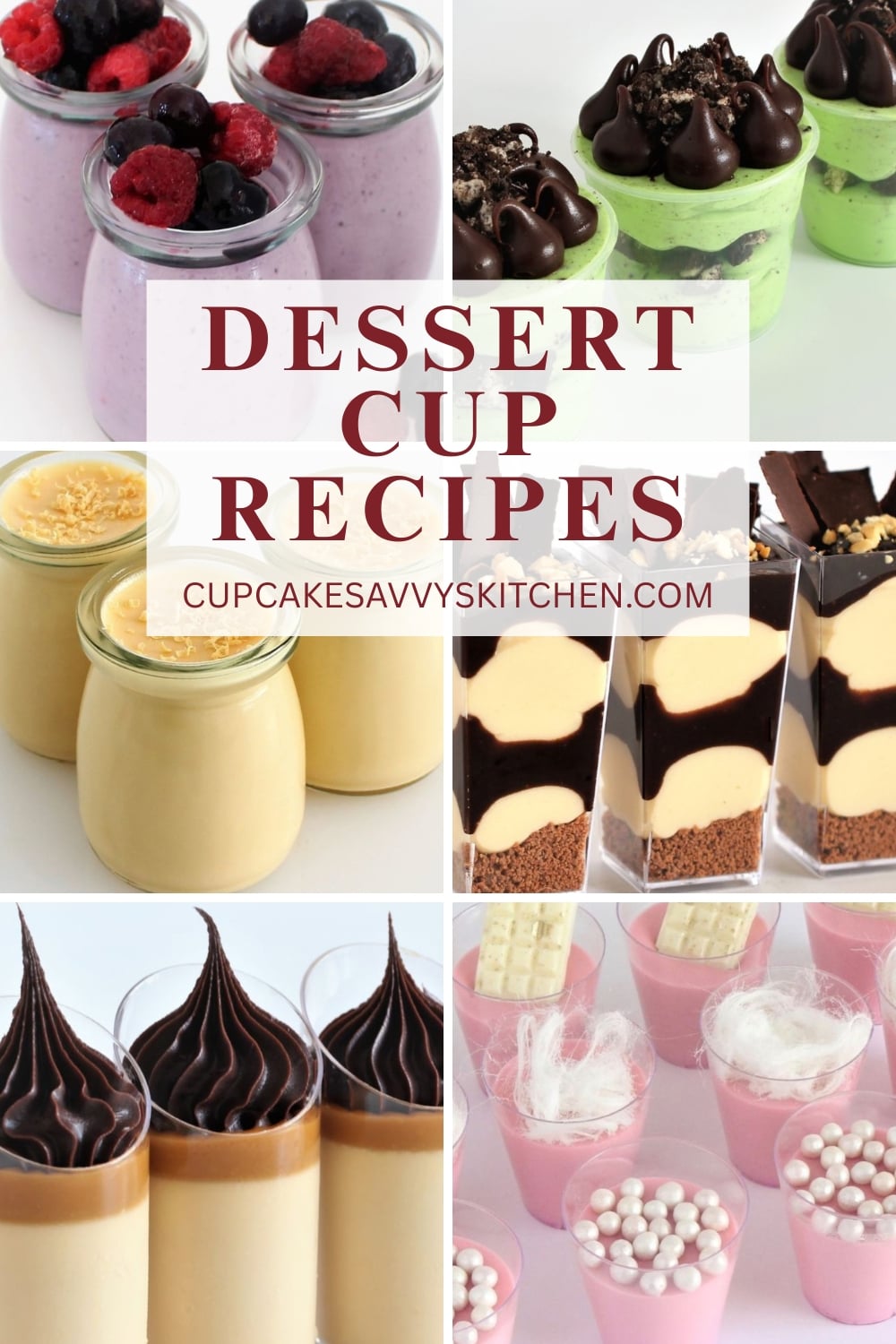 easy dessert cups recipes including cheesecake mousse and panna cotta served in individual cups
